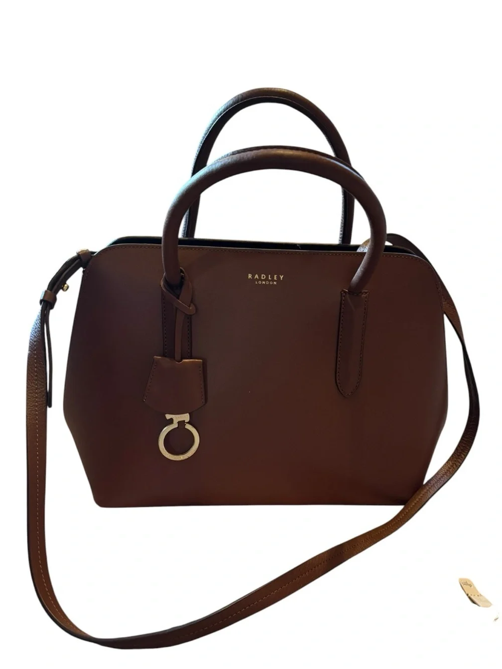 RADLEY LONDON Brown leather liverpool street medium satchel